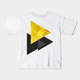 Metal triangle abstract - Metal sign - The Five Elements Abstract  Symbol Kids T-Shirt